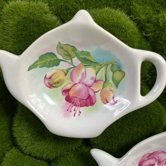 Vintage Ceramic Tea bag holders Set of Six - Picture 7 of 7